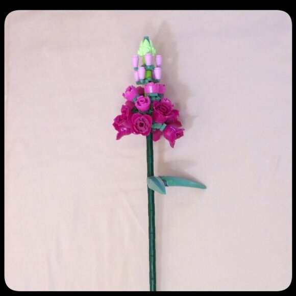 LEGO Botanical Flowers - 1 pcs Snapdragon - Straight - Individual Sale - 10280 - Picture 7 of 7